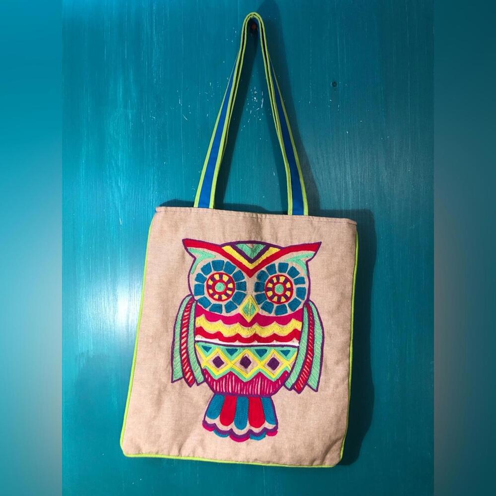 Boho‎ Owl Tote Bag 🦉
